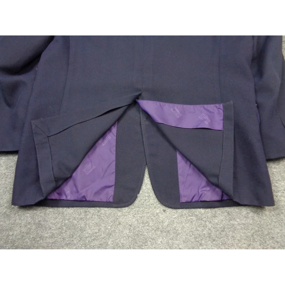 Vintage Patagonia Mens Navy Blue Field Jacket Blazer Sport Coat Sz 44L 2-Button